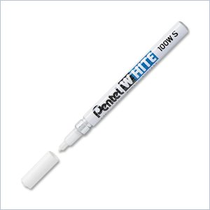 Pentel Felt Tip White Marker
