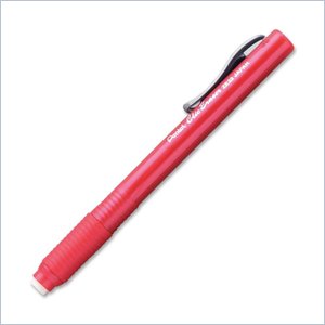 Pentel Clic Erasers with Rubber Grip