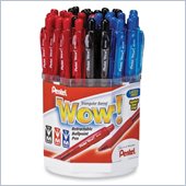 Pentel Wow Retractable Ball Point Pen Display