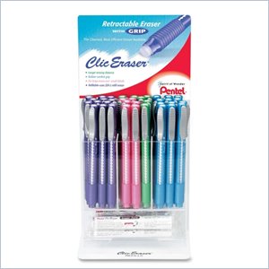 Pentel Clic Eraser Grip Retractable Eraser