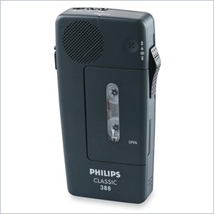 Philips PM388 Mini Cassette Voice Recorder