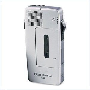 Philips PM488 Mini Cassette Voice Recorder
