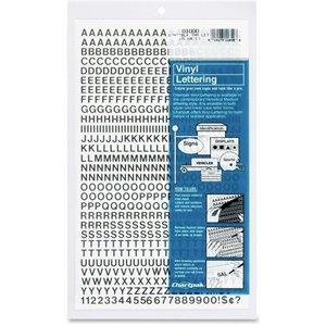 Chartpak Vinyl Letters and Numbers
