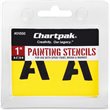 ADD TO YOUR SET: Chartpak Painting Letters & Numbers Stencil