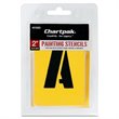 ADD TO YOUR SET: Chartpak Painting Letters & Numbers Stencil
