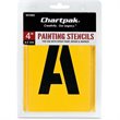 ADD TO YOUR SET: Chartpak Painting Letters & Numbers Stencil