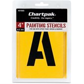 Chartpak Painting Letters & Numbers Stencil