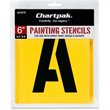 ADD TO YOUR SET: Chartpak Painting Letters & Numbers Stencil