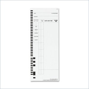 Pyramid PTR4000 Computerized Payroll Time Card