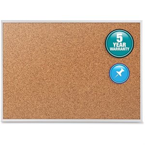 Quartet Aluminium Frame Bulletin Board with Bracket