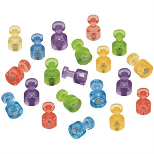 Quartet Assorted Color Magnetic Push Pins