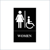Quartet ADA Women Access Sign