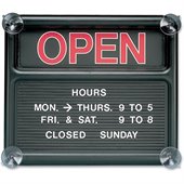 Quartet Open/Closed Sign