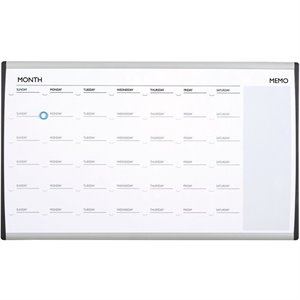 Quartet Magnetic Dry-Erase/Cork Calendar Frame
