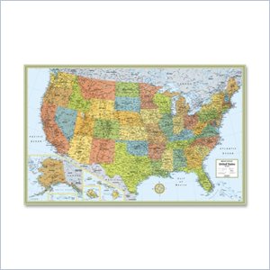 Rand McNally USA Wall Map