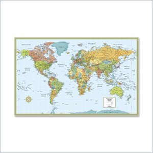 Rand McNally World Wall Map