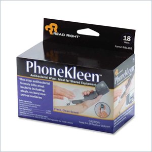 Advantus PhoneKleen Cleaning Wipes
