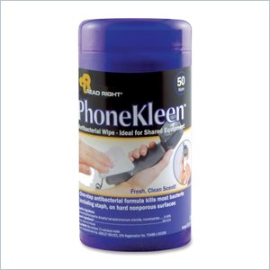Advantus PhoneKleen Cleaning Wipes