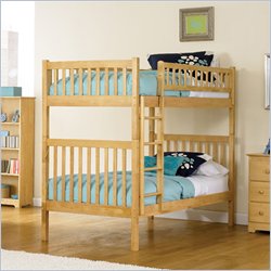 Atlantic Furniture Arizona Wood Twin over Twin Bunk Bed Best Price