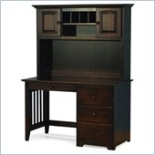 Atlantic Furniture Windsor Wood Computer Desk with Hutch
