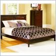 ADD TO YOUR SET: Atlantic Furniture Monterey Platform Bed with Open Footrail in Antique Walnut