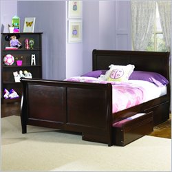 Atlantic Furniture Platform Sleigh Bed