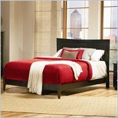 Atlantic Furniture Miami Wood Platform Bed with Open Footrail 3 Piece Bedroom Set