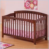 Atlantic Furniture Richmond Convertible Crib in an Antique Walnut Finish