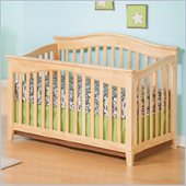 Atlantic Furniture Windsor Convertible Crib in a Natural Maple Finish