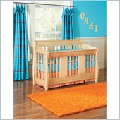 Atlantic Furniture Versailles Convertible Crib in a Natural Maple Finish