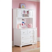 Atlantic Furniture Windsor Changing Table and Hutch in White