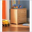 ADD TO YOUR SET: Atlantic Furniture Windsor 3 Drawer Single Dresser in Natural Maple
