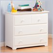 ADD TO YOUR SET: Atlantic Furniture Windsor 3 Drawer Single Dresser in White