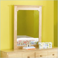 Atlantic Furniture Windsor Portrait Mirror in Natural Maple