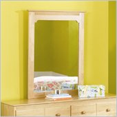 Atlantic Furniture Windsor Portrait Mirror in Natural Maple