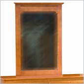 Atlantic Furniture Windsor Portrait Mirror in Light Cherry