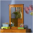 ADD TO YOUR SET: Atlantic Furniture Windsor Portrait Mirror in Caramel Latte