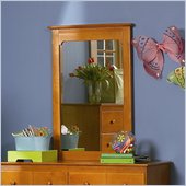 Atlantic Furniture Windsor Portrait Mirror in Caramel Latte