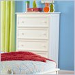 ADD TO YOUR SET: Atlantic Furniture Manhattan 5 Drawer Chest in White