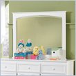ADD TO YOUR SET: Atlantic Furniture Manhattan Landscape Mirror in White