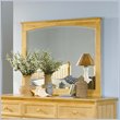 ADD TO YOUR SET: Atlantic Furniture Manhattan Landscape Mirror in Natural Maple