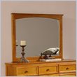 ADD TO YOUR SET: Atlantic Furniture Manhattan Landscape Mirror in Caramel Latte