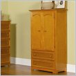 ADD TO YOUR SET: Atlantic Furniture Manhattan TV/Wardrobe Armoire in Caramel Latte