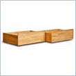 ADD TO YOUR SET: Atlantic Furniture Flat Panel Storage Drawers in Natural Maple