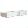 ADD TO YOUR SET: Atlantic Furniture Raised Panel Storage Drawers in White