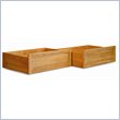 ADD TO YOUR SET: Atlantic Furniture Raised Panel Storage Drawers in Natural Maple
