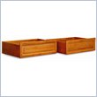 ADD TO YOUR SET: Atlantic Furniture Raised Panel Storage Drawers in Caramel Latte