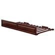 ADD TO YOUR SET: Atlantic Furniture Twin Raised Panel Trundle Bed in Antique Walnut