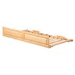 ADD TO YOUR SET: Atlantic Furniture Twin Raised Panel Trundle Bed in Natural Maple