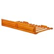 ADD TO YOUR SET: Atlantic Furniture Twin Raised Panel Trundle Bed in Caramel Latte